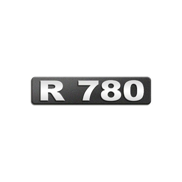 Emblema Potência Para Scania R780 Moderno - Cromado