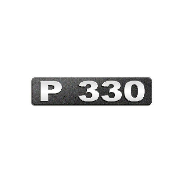 Emblema Potência - Cromado - Para P330 Moderno