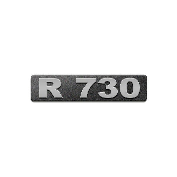 Emblema Potência Para R730 Moderno - Cinza