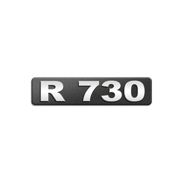 Emblema Potência Para Scania R730 Moderno - Cromado