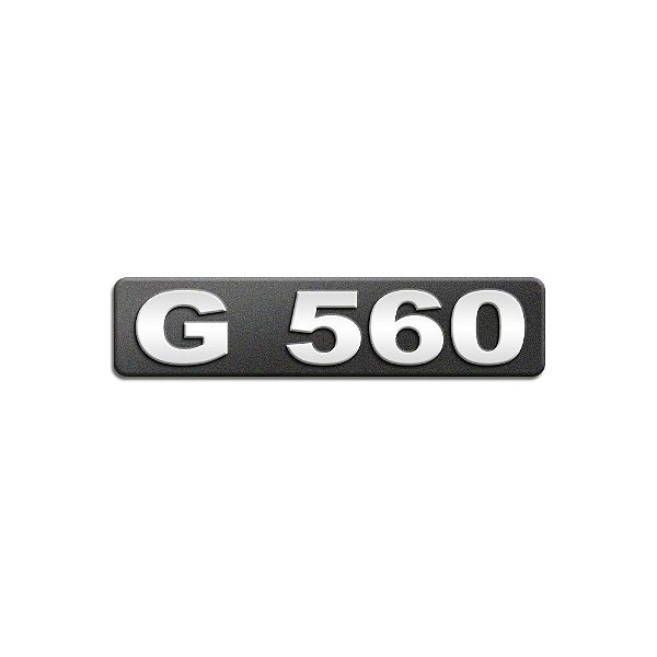 Emblema Potência Para Scania G560 Moderno - Cromado