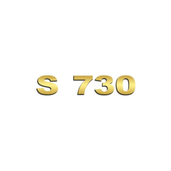 Aplique Inox Potência - Para Scania NTG S730 - Dourado