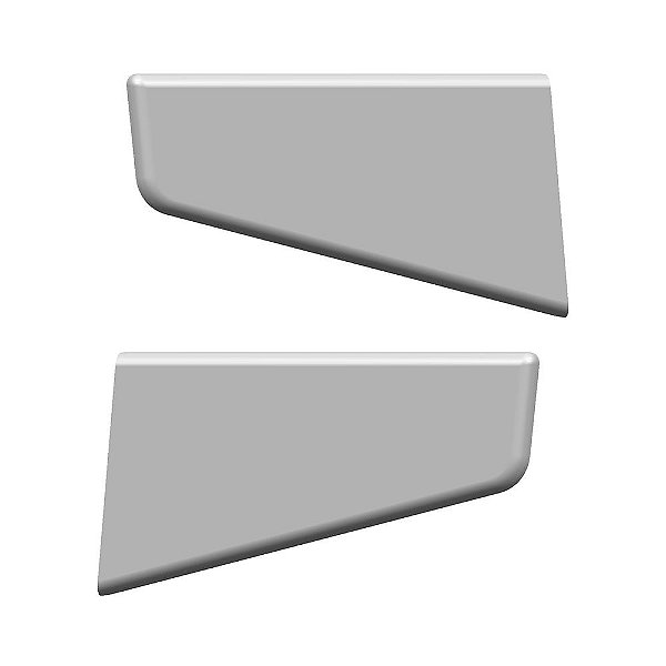 Par Aplique Tela Grade Inferior Para S5 Espelhado