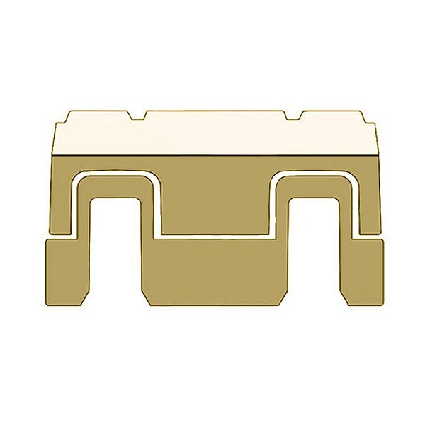 Aplique Frontal Partido Bateria - Dourado Para Scania NTG