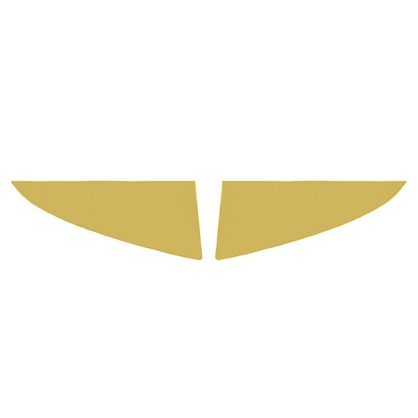 Aplique Canto Inferior Grade - Dourado - Para Scania NTG