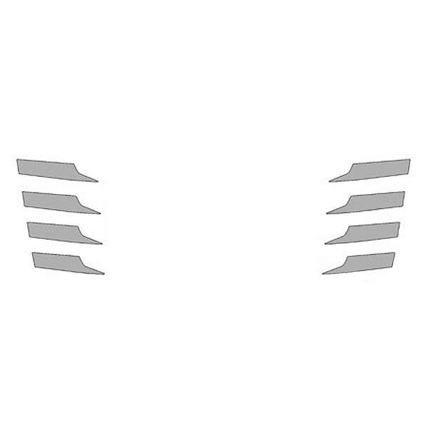 Pontas Grade Aplique Para Scania NTG R/S Espelhado