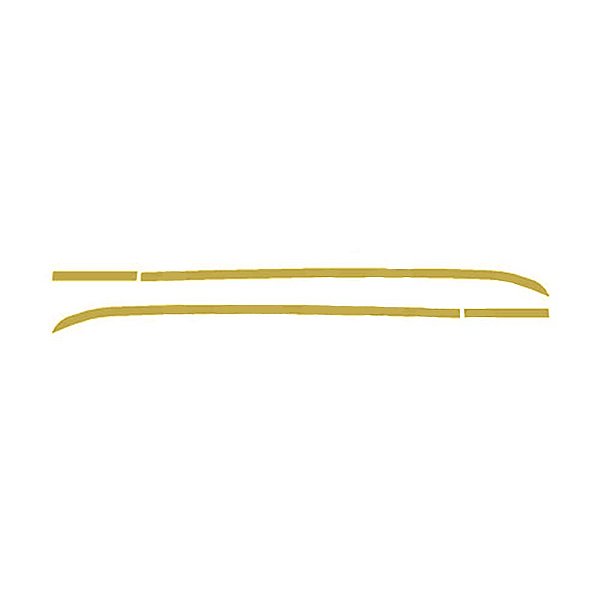 Aplique Curvado Lateral Teto Para New FH Dourado
