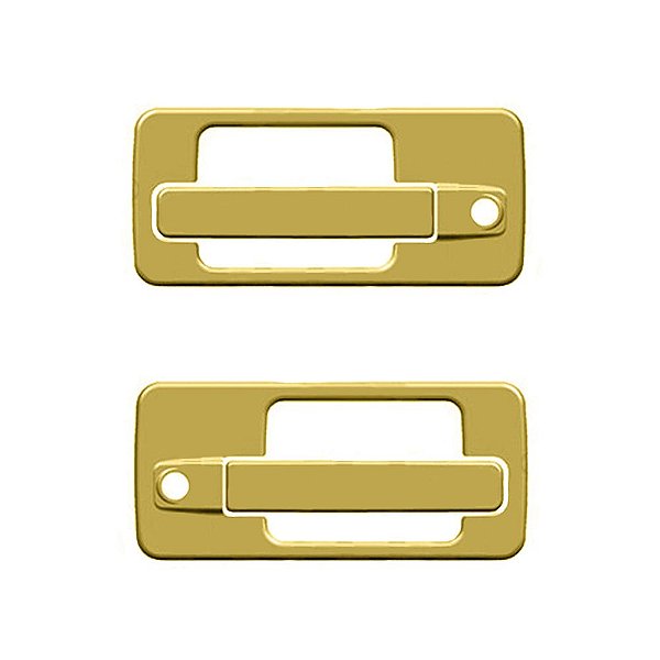 Aplique Maçaneta Para Atego Moderno Dourado