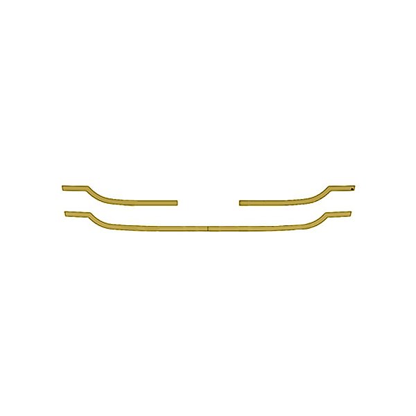 Aplique Máscara Grade Para MB - Dourado Conjunto