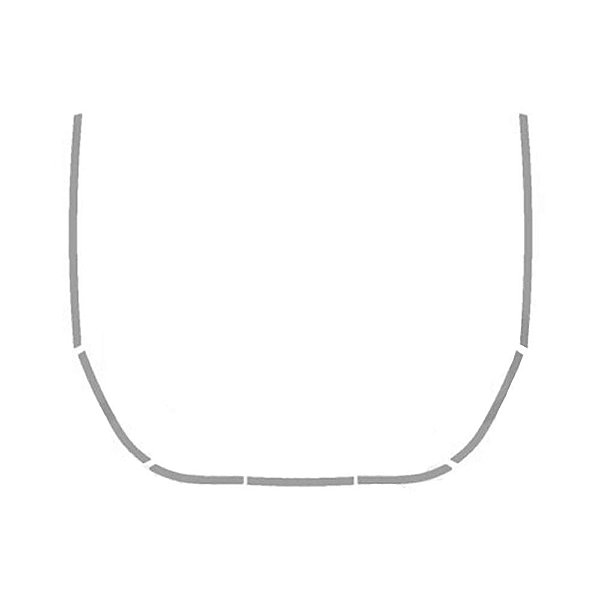 Conjunto Aplique Contorno Grade Para Daf XF Espelhado