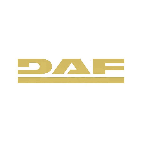 Conjunto Aplique Letras Para Daf - Dourado