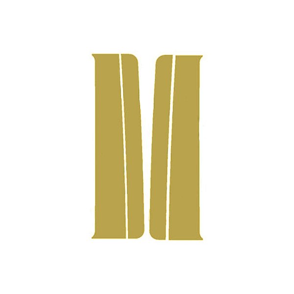 Coluna Porta Para Cargo Moderno Dourado Conjunto