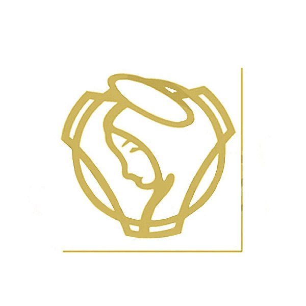 Aplique Caminhão Ave Maria Para Scania Dourado