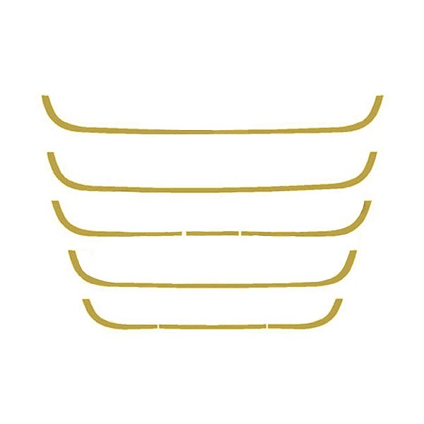 Aplique Moldura Grade Para Daf XF - Espelhado Conjunto