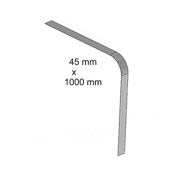 Aplique Cinta 45x1000 p Mercedes 1935/1938 Tanque Espelhado