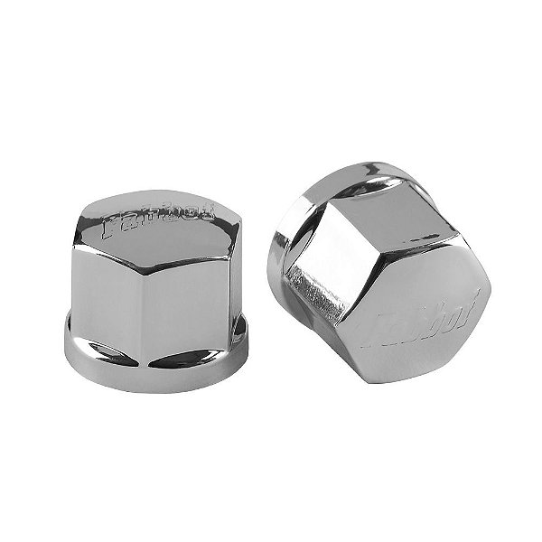 Capa Porca Plástica Cromada 21mm 20 Unidades
