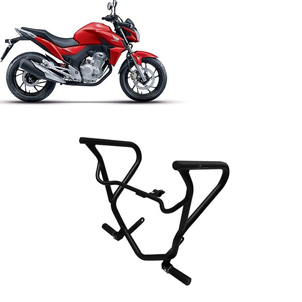 Protetor Carenagem Twister 2016 2017 2018 Preto C Pedaleira