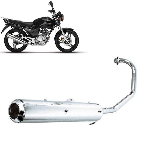Escapamento Ybr 125 2003 2004 2005 2006 Original Cromado