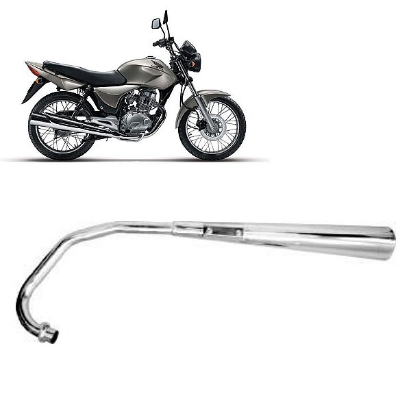 Escapamento Titan 125 Kse 2000 2001 2002 2003 Original Cromo