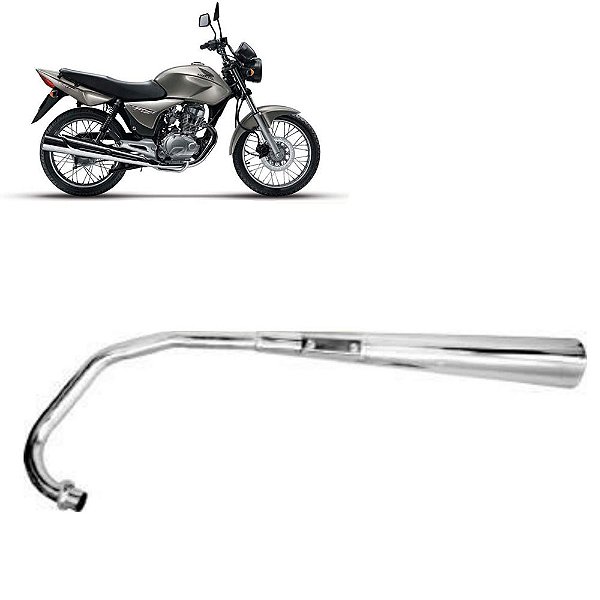 Escapamento Titan 150 Ks 2005 2006 2007 2008 Original Cromo