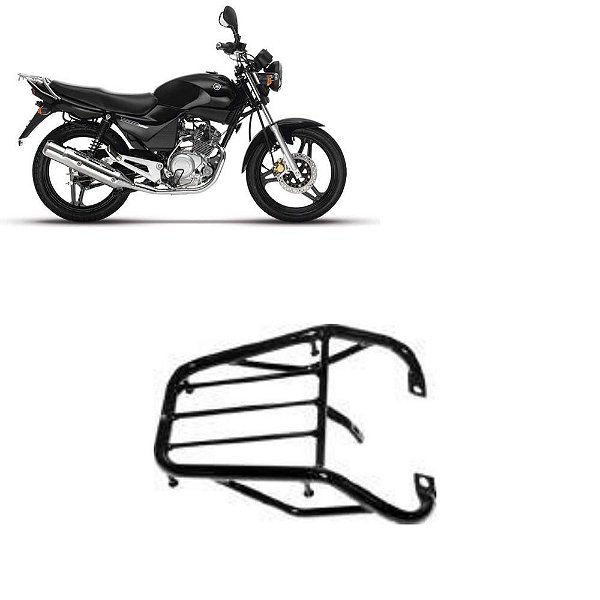Bagageiro Ybr 125 2002 2003 2004 2005 2006 2007 2008 Preto