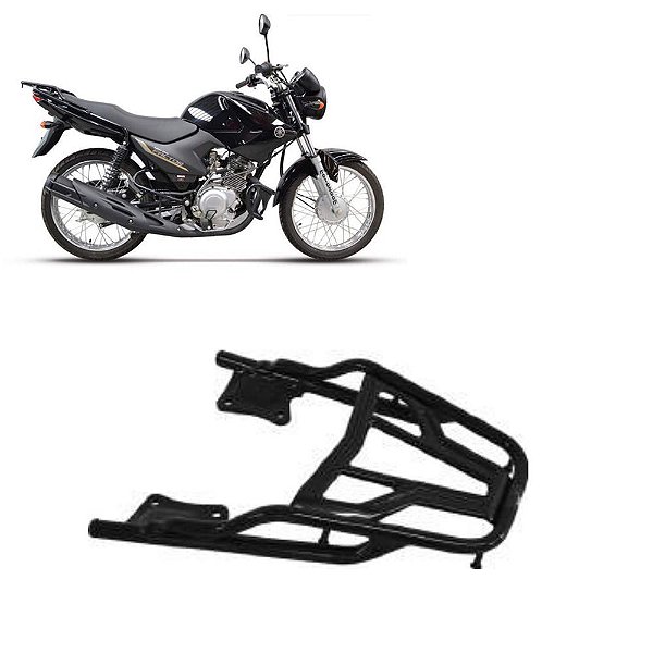 Bagageiro Ybr 125 2015 2016 2017 2018 2019 2020 Curto Preto