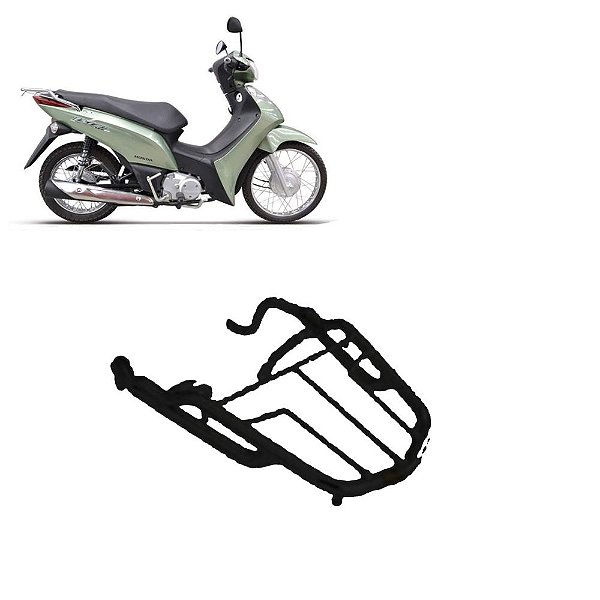 Bagageiro Biz 125 2014 2015 2016 2017 Preto Trefilado