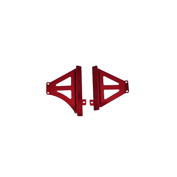 Protetor Radiador CRF 450 R 2013 2014 Lateral Vermelho
