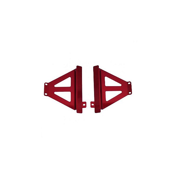 Protetor Radiador CRF 250 R 2014 2015 MX Lateral Vermelho