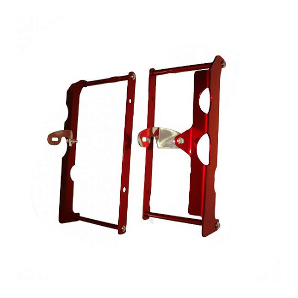 Protetor Radiador CRF 450X 2005 2006 2007 2008 2009 Vermelho