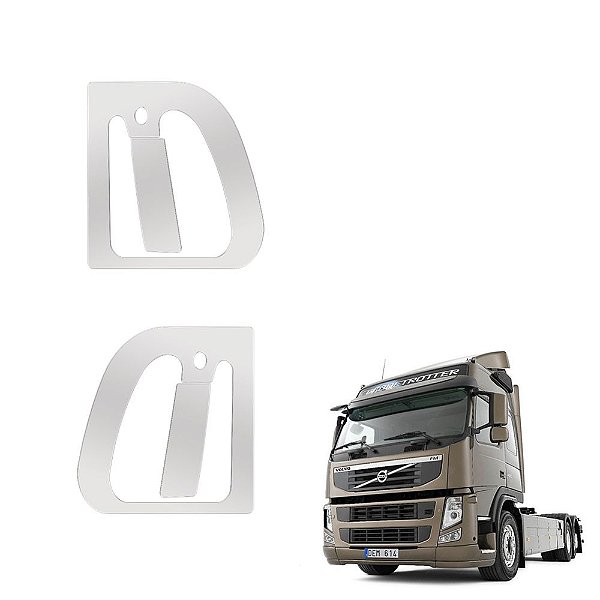 Acabamento de Inox Maçaneta para Volvo VM