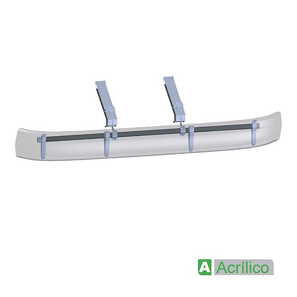 Tapa Sol p Mercedes-Benz 1113 1114 1313 Acrílico Fumê Escuro