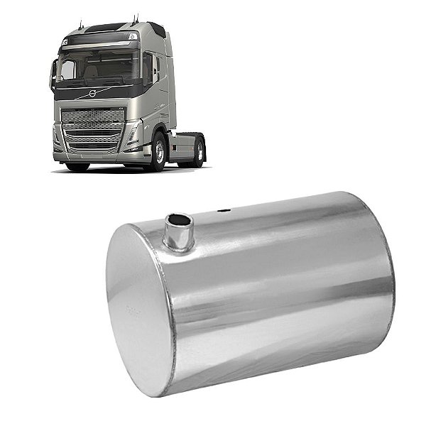 Tanque Combustível p Volvo FH FM Alumínio 300 Lt - 660x960mm