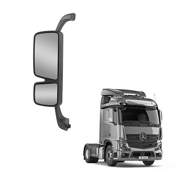 Espelho Retrovisor Mercedes-Benz Actros até 2015 Convexo LE