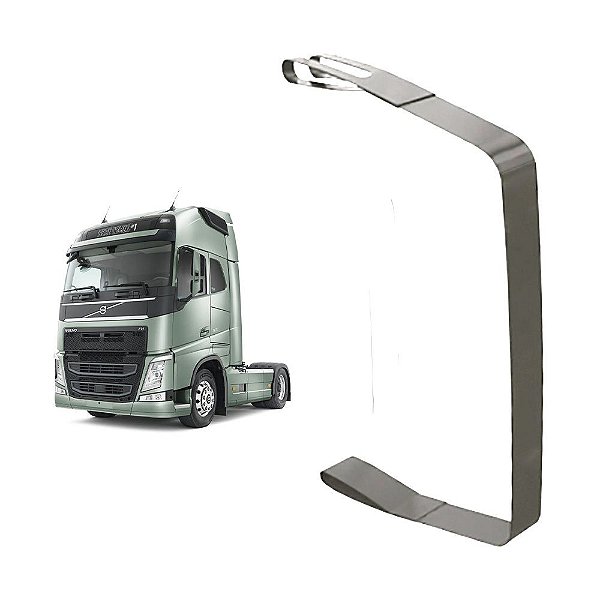 Cinta Tanque Combustível para Volvo FH D-Shape 1650mm - Inox