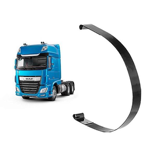 Cinta de Tanque de Combustível Redondo para DAF XF - Preta