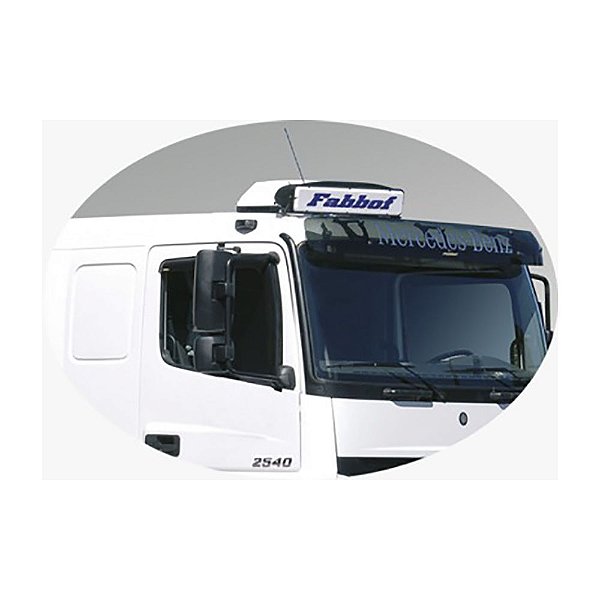 Luminoso para Cabine Plástico c LED Bivolt 900x135mm Branco