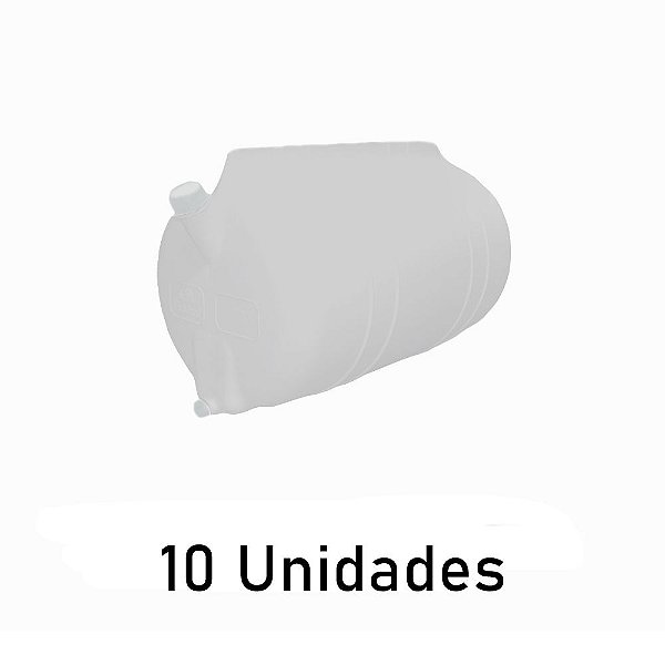 Corote Barrica Água Plástica 30 Litros Branca - 10 Unidades