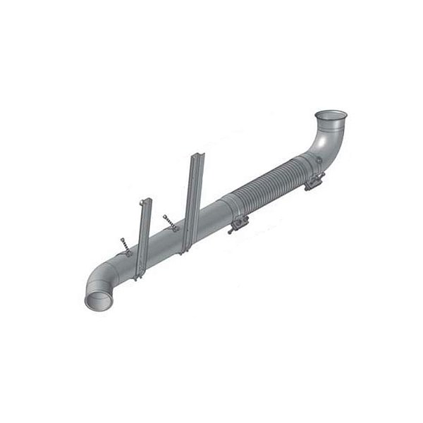 Tubo Saída Catalisador com Flexível 4.1/2“ p SC Euro 5 - LE