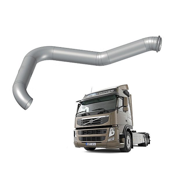 Tubo Saída 4" para Volvo VM 210 260 310 2006 a 2011 - Euro 3