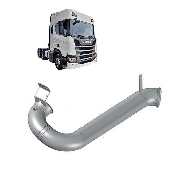 Tubo Saída Catalisador 4.1/2” p SC R 450 510 P/G/R Euro 5 LD