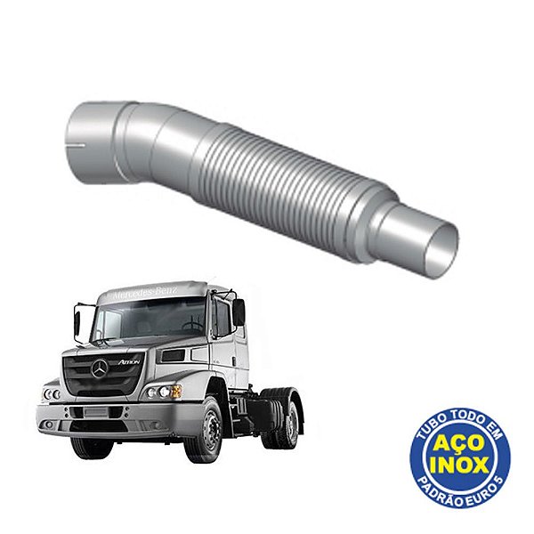 Tubo Flexível Adaptação Saída 4.1/2” p MB Atron 1635 Euro 5
