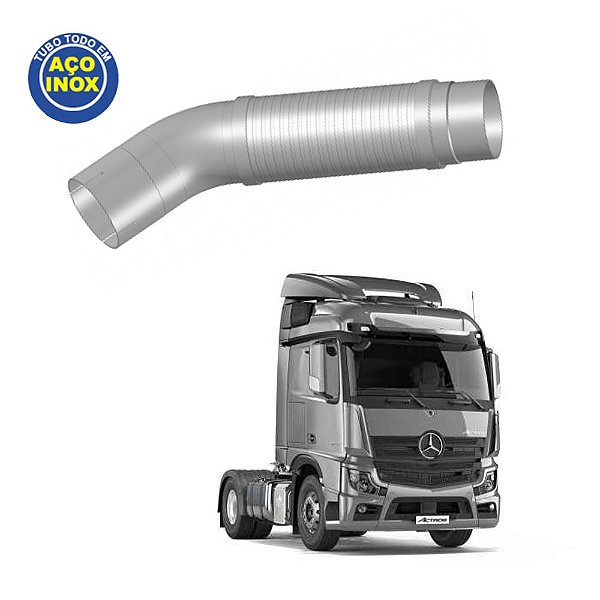Flexível Tubo Saída para MB Actros 2018 2019 2020 - Euro 5
