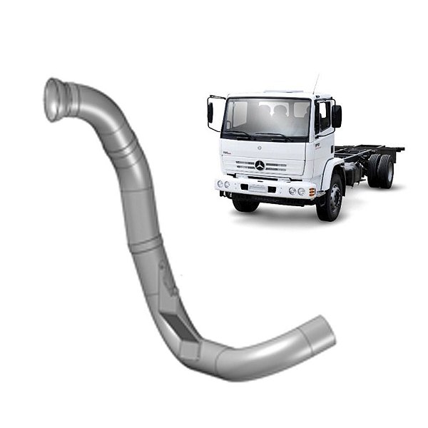 Tubo Saída Motor para Mercedes-Benz 1718 Mecânico 3"