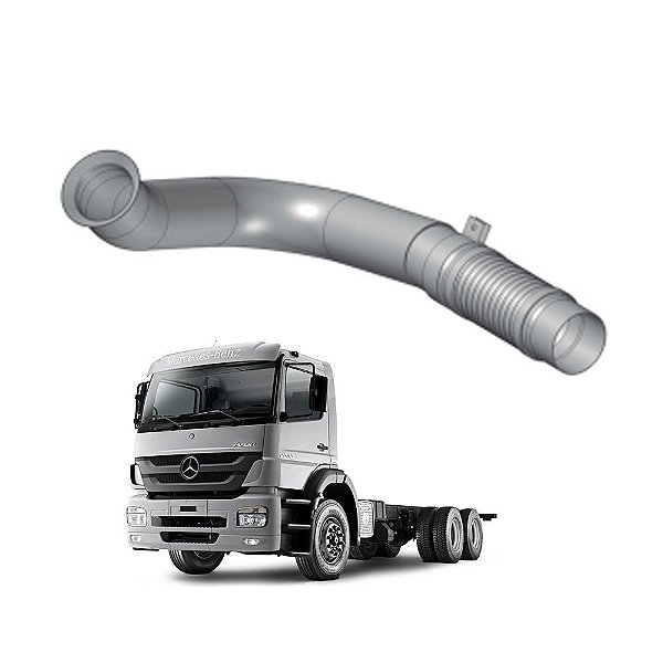 Tubo Saída 4.1/2" para MB Axor 2035 2040 2044 2540 - Euro 3