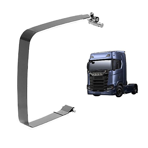 Cinta Tanque de Combustível D p Scania NTG 2019 Inteira Inox