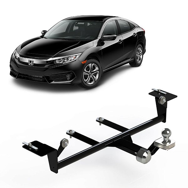Engate Reboque Honda Civic New 2017 A 2020 Inmetro