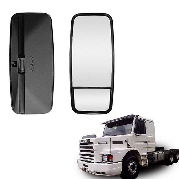 Espelho Retrovisor Scania 112/113 Plano Bifocal Lado Direito