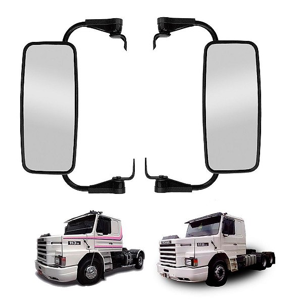 Espelho Retrovisor Scania 112/113 Completo 2 Unidades