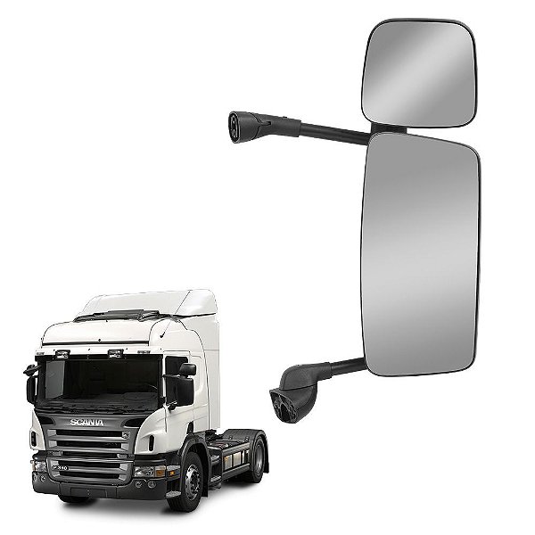 Espelho Retrovisor Scania S5 P250/270/310/340/360 LD Com Aux
